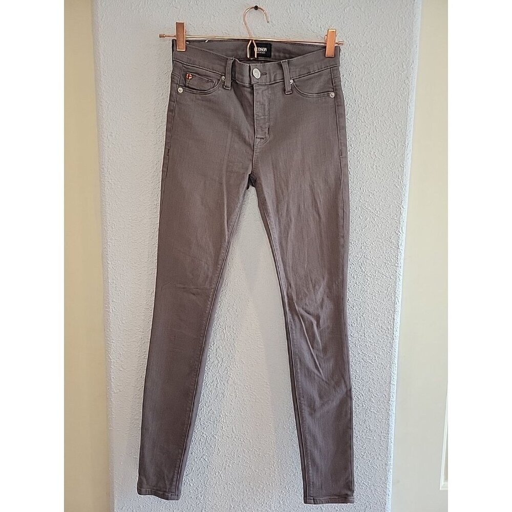 Hudson Womens Size‎ 25 Gray Nico Midrise Super Skinny Jeans
